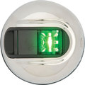 Attwood Attwood NV3012SSG-7 Sidelights Vertical - Starboard, Green/Stainless NV3012SSG-7